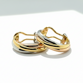 Cartier - Trinity earrings - 3 golds