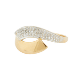 Bague Deux Ors - Diamants