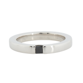 Bague Platine Diamant Noir