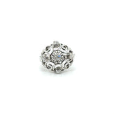 Bague or blanc et platine - Diamants