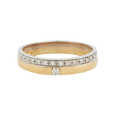 Bague Deux Ors - Diamants
