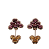 Mauboussin - Boucles d’Oreilles Grappe - Or Jaune - Tourmaline et Citrine