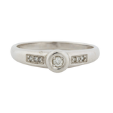 Bague Or Blanc et Diamants