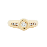 Bague Or Jaune et Diamants