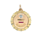 Pendentif Médaille D'amour - Or Jaune - Maison Augis
