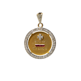 Augis - Médaille D’amour - Or jaune et Diamants