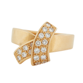 Bague or Jaune - Diamants