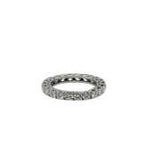 Alliance Or blanc - Tour complet Diamants
