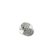 Bague Rétro Or Blanc et diamants - 1,28 carats