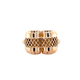 Bague Tank en Or Rose - 1950