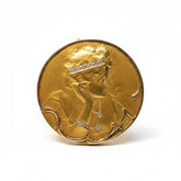 Pendentif Ancien Porte Photo - Or Jaune et Diamants