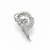 Broche - Or blanc et Diamants