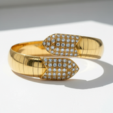 CHAUMET - Yellow Gold Bracelet Feather Model