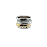 Pomellato - Bague Tubolare - 2 ors et Diamants