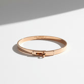 Bracelet Kelly Hermès - Or rose et diamants - Petit Modèle