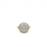 Bague Vintage deux ors - Diamants - 1940