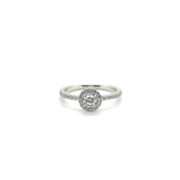 Messika - Bague Diamant solitaire or blanc Joy