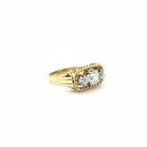 Bague Vintage - Or Jaune et Diamants - Année 40