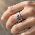 Bague Messika Move Titanium et Diamant