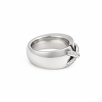 Chaumet - Double Link Ring in White Gold and Diamonds