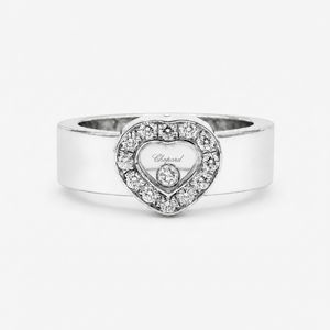 Chopard - Bague Happy Diamond - Or blanc et Diamants