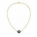 Collier or jaune - Perle de Tahiti et Diamants