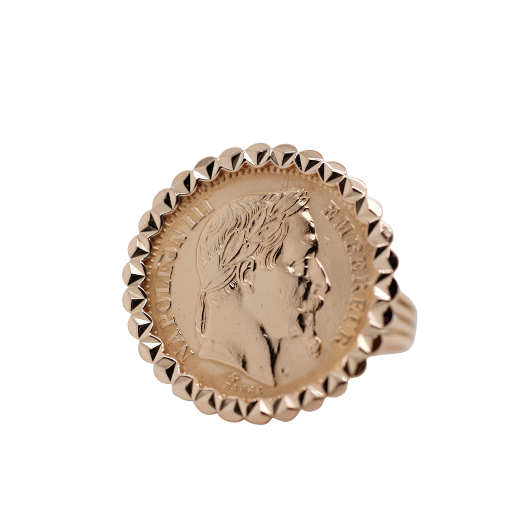Bague Or jaune - Pièce Napoléon III
