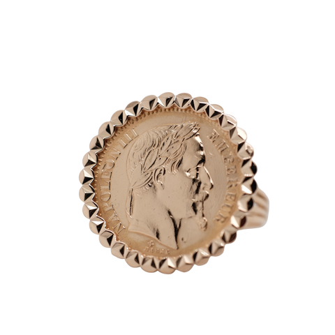 Bague Or jaune - Pièce Napoléon III