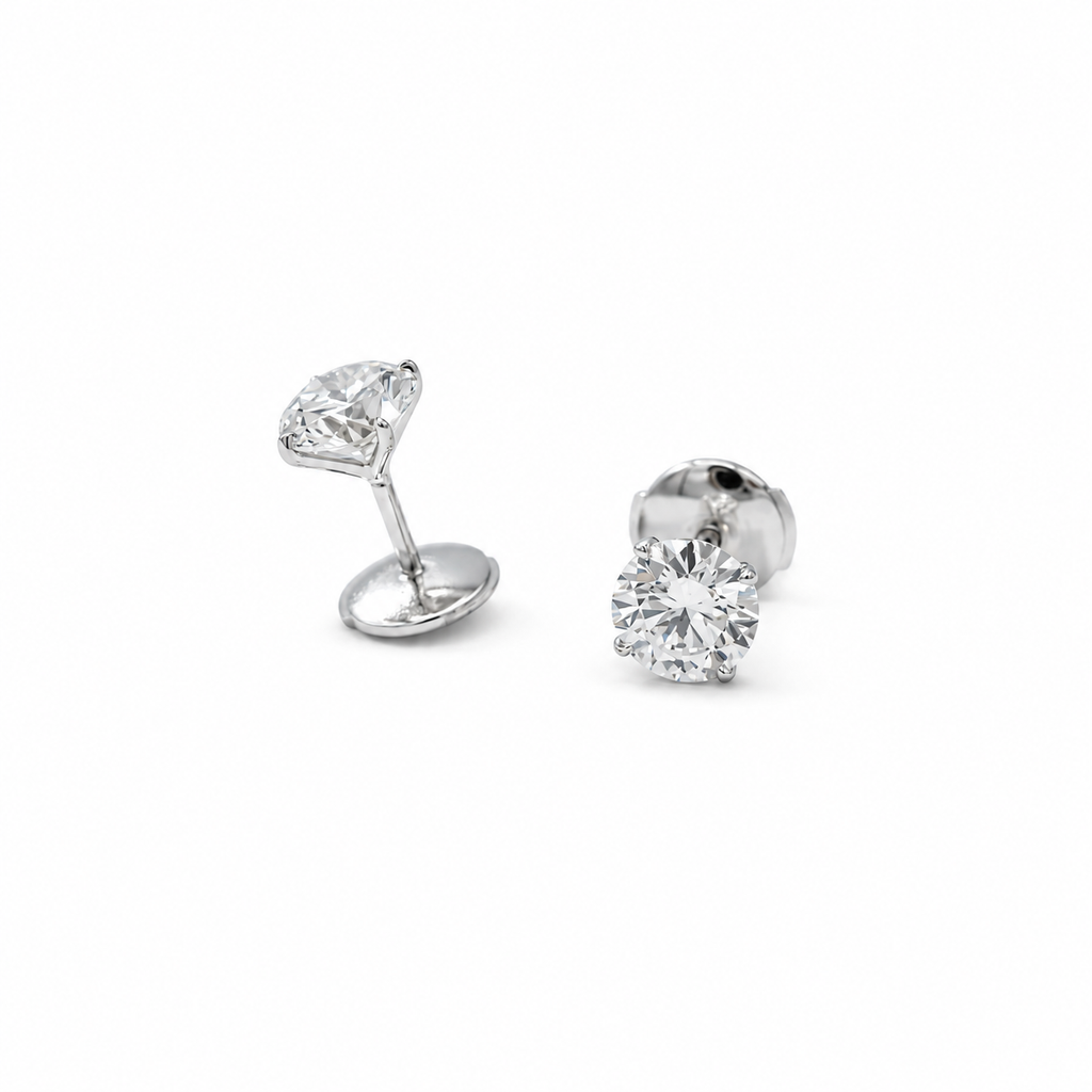 Boucles d’oreilles Puces Diamants