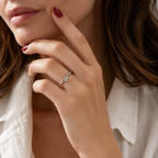 Garel - Bague Trilogie Diamants - Or blanc