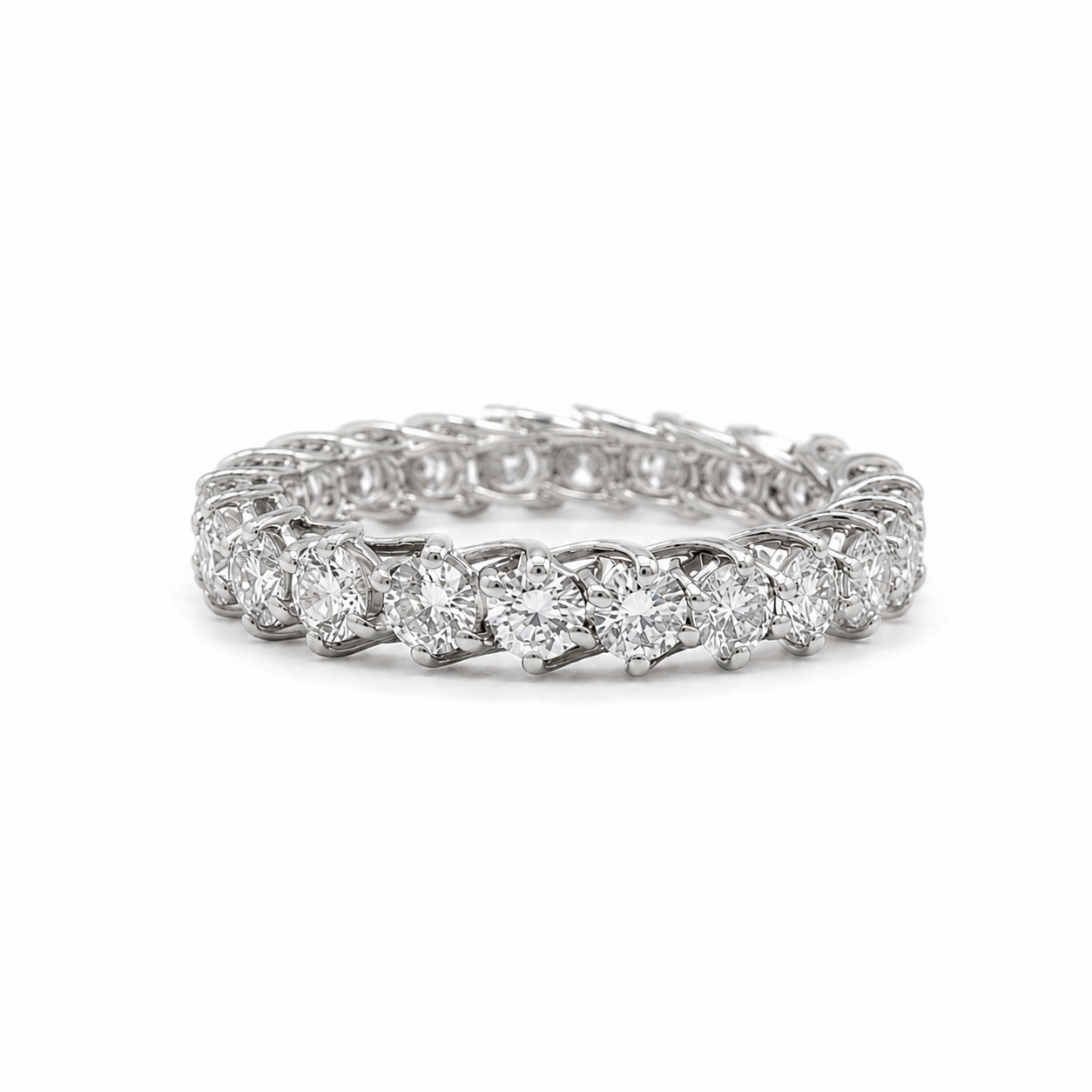 Alliance Américaine - Or blanc - Diamants