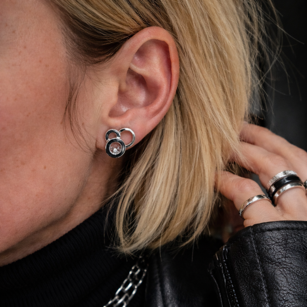 Chopard - Happy Diamond - Boucles d’oreilles - Or blanc