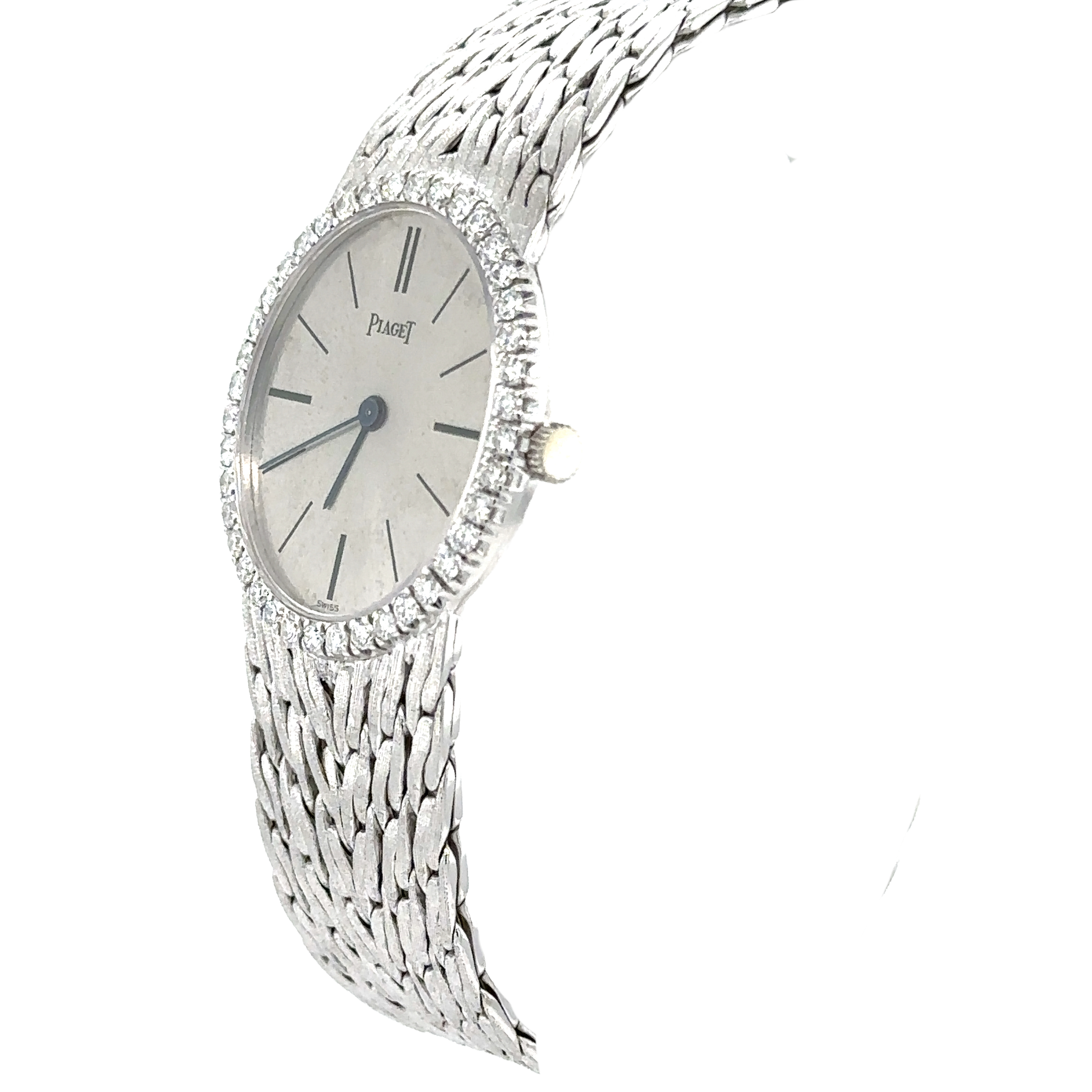 Piaget - Montre Ovale en Or Blanc