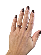 Bague Or blanc avec un magnifique diamant