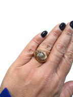 Art déco - Bague Or rose et Diamant