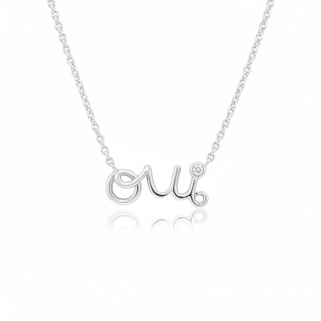 Dior - Collier OUI - Or blanc et Diamant