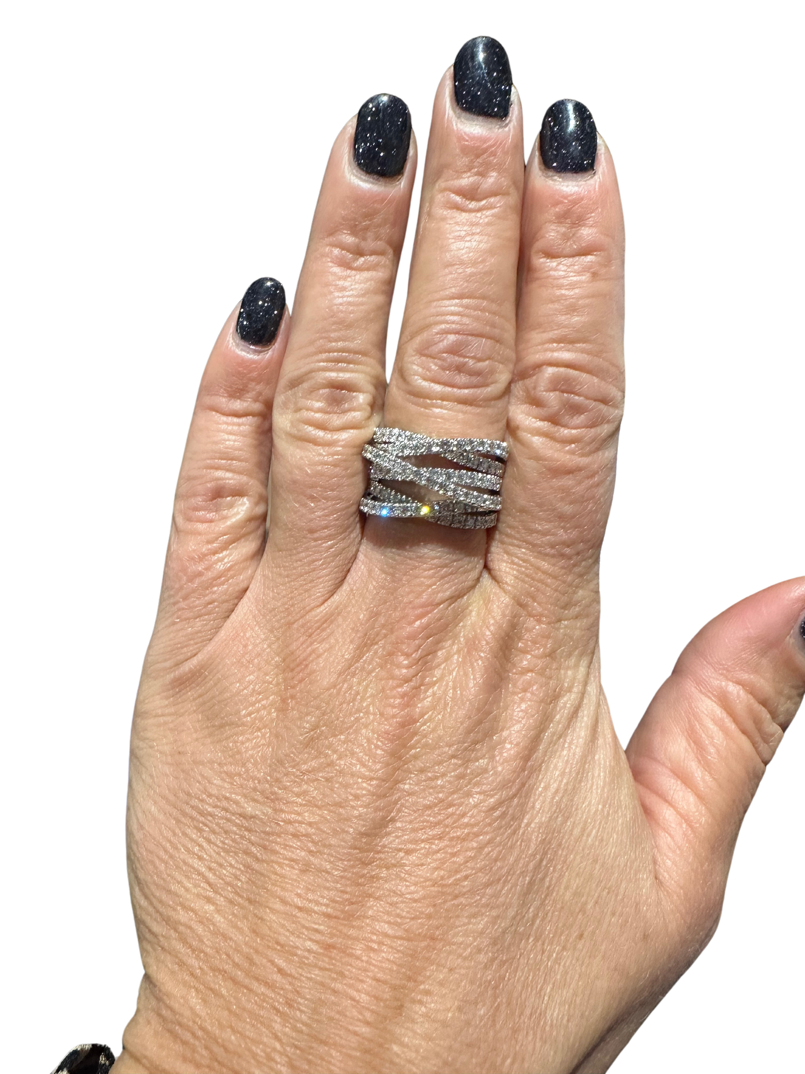 Léo Pizzo - Bague Or blanc et Diamants