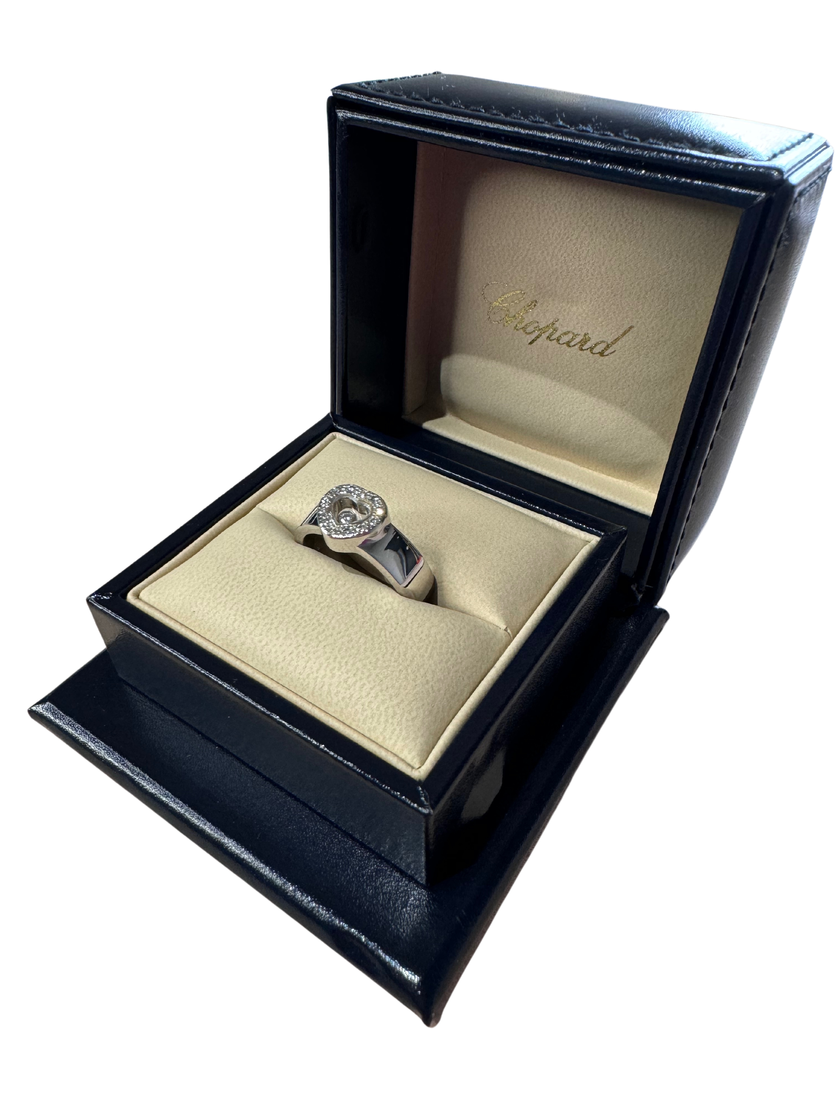 Chopard - Happy Diamond Ring White Gold and Diamond