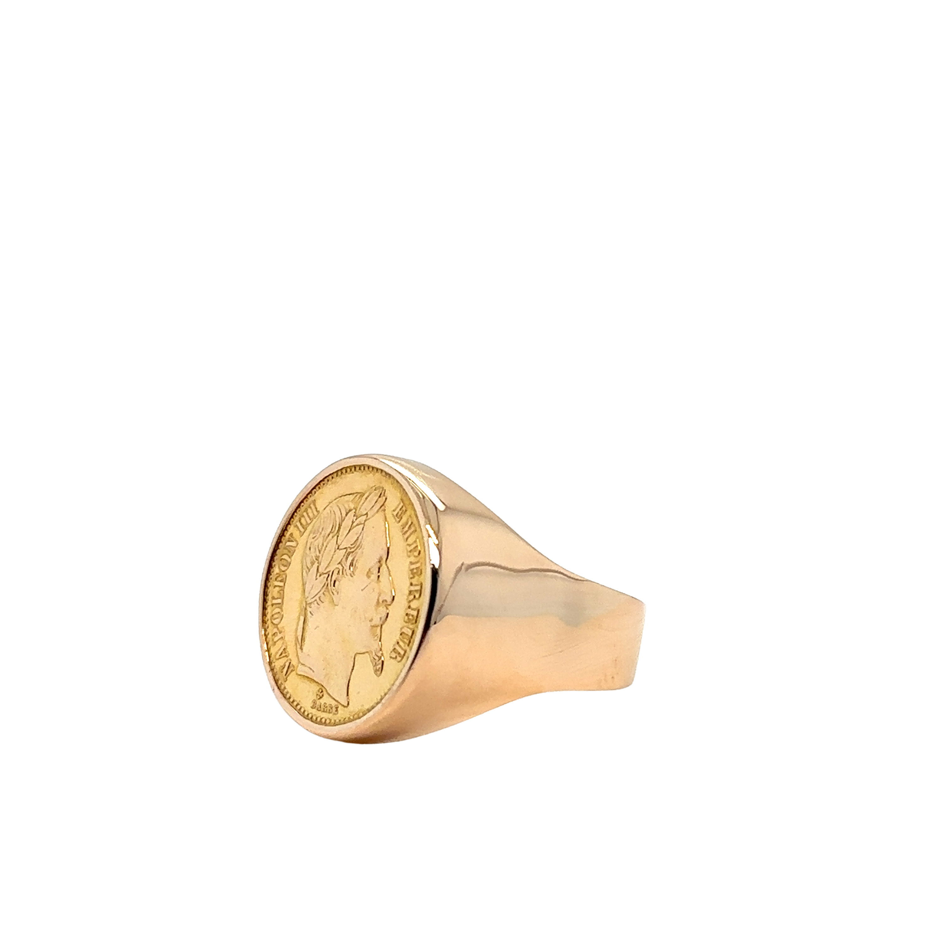 Bague Chevalière Napoléon III - Or Jaune