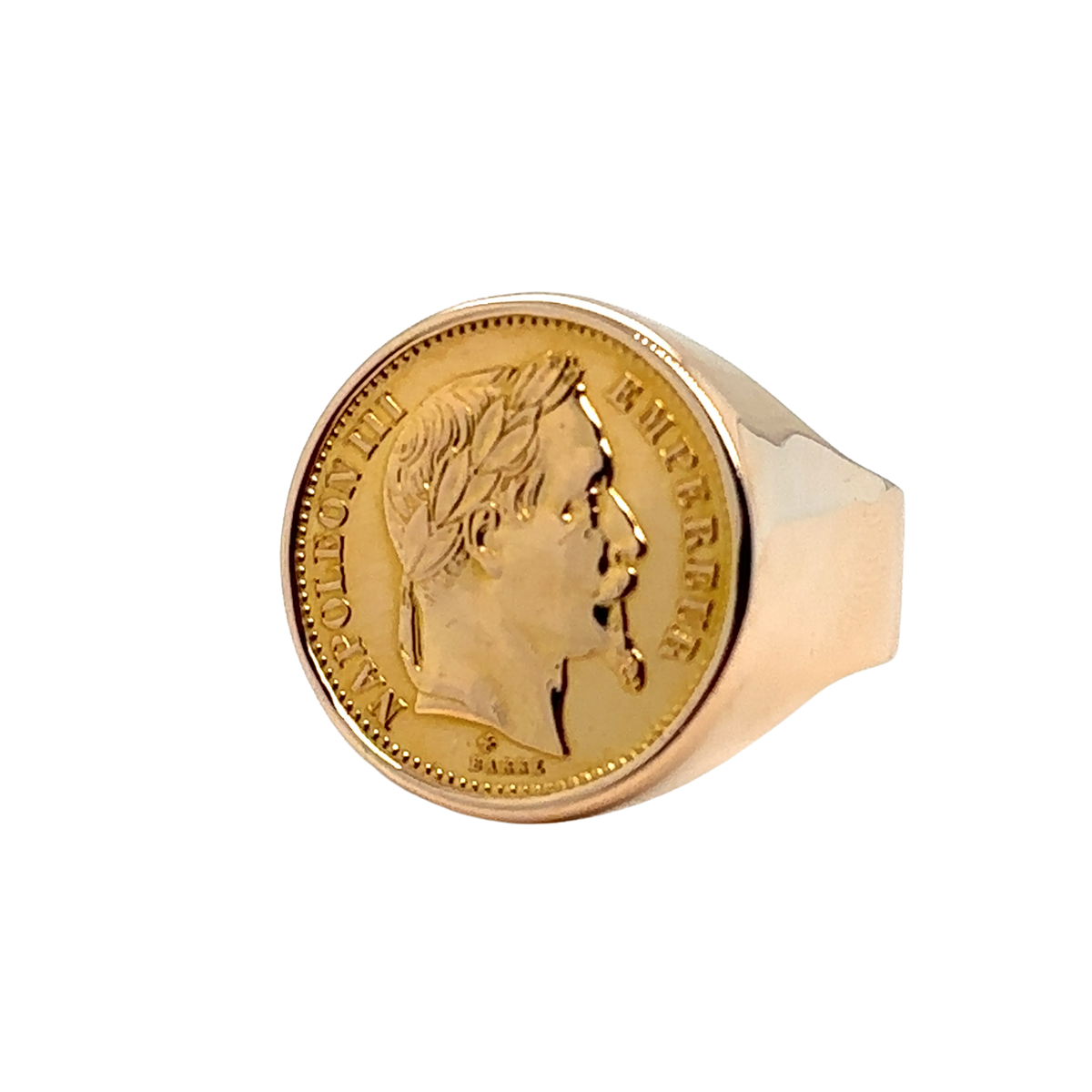 Bague Chevalière Napoléon III - Or Jaune