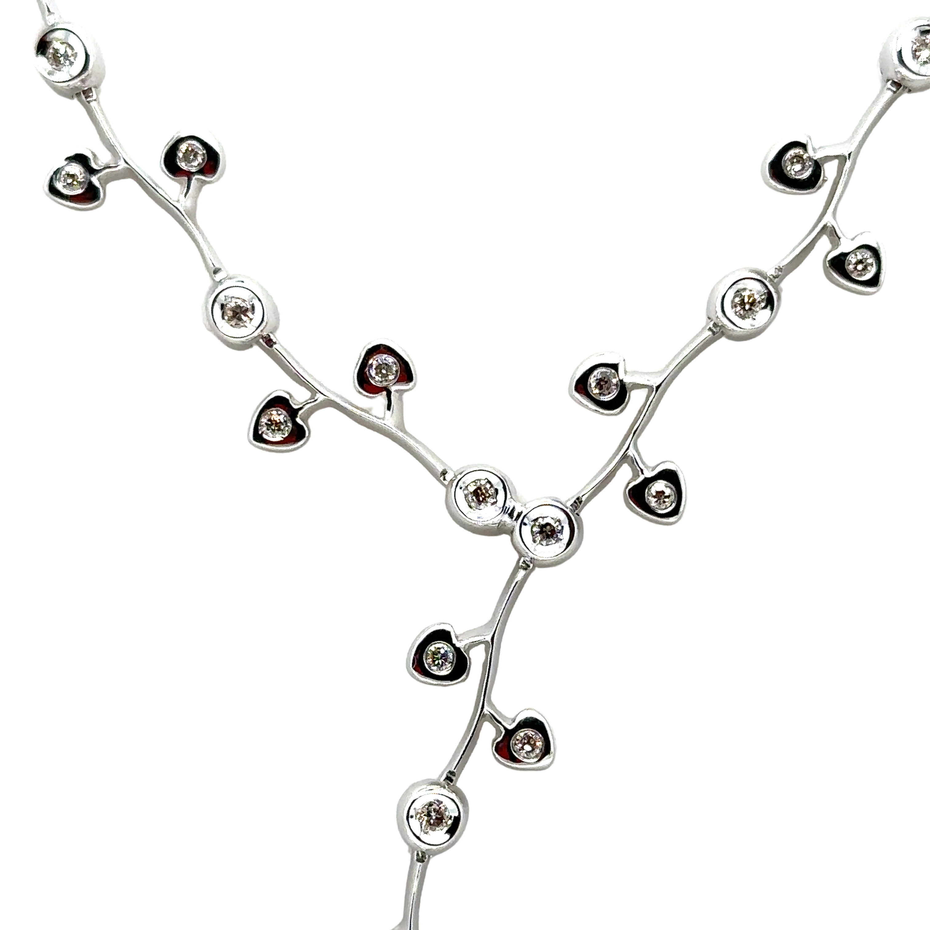 Necklace - White gold and Diamonds