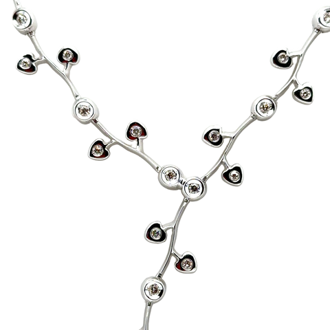 Necklace - White gold and Diamonds