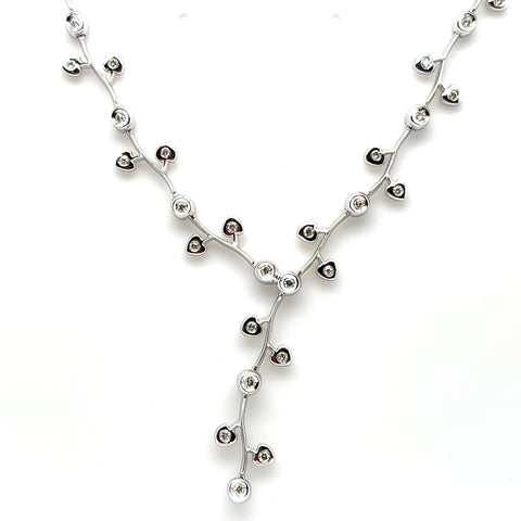 Necklace - White gold and Diamonds