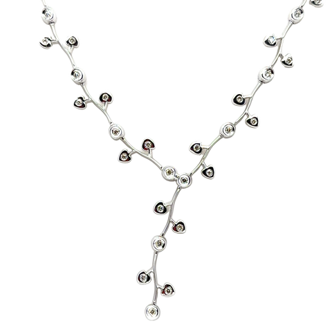 Necklace - White gold and Diamonds