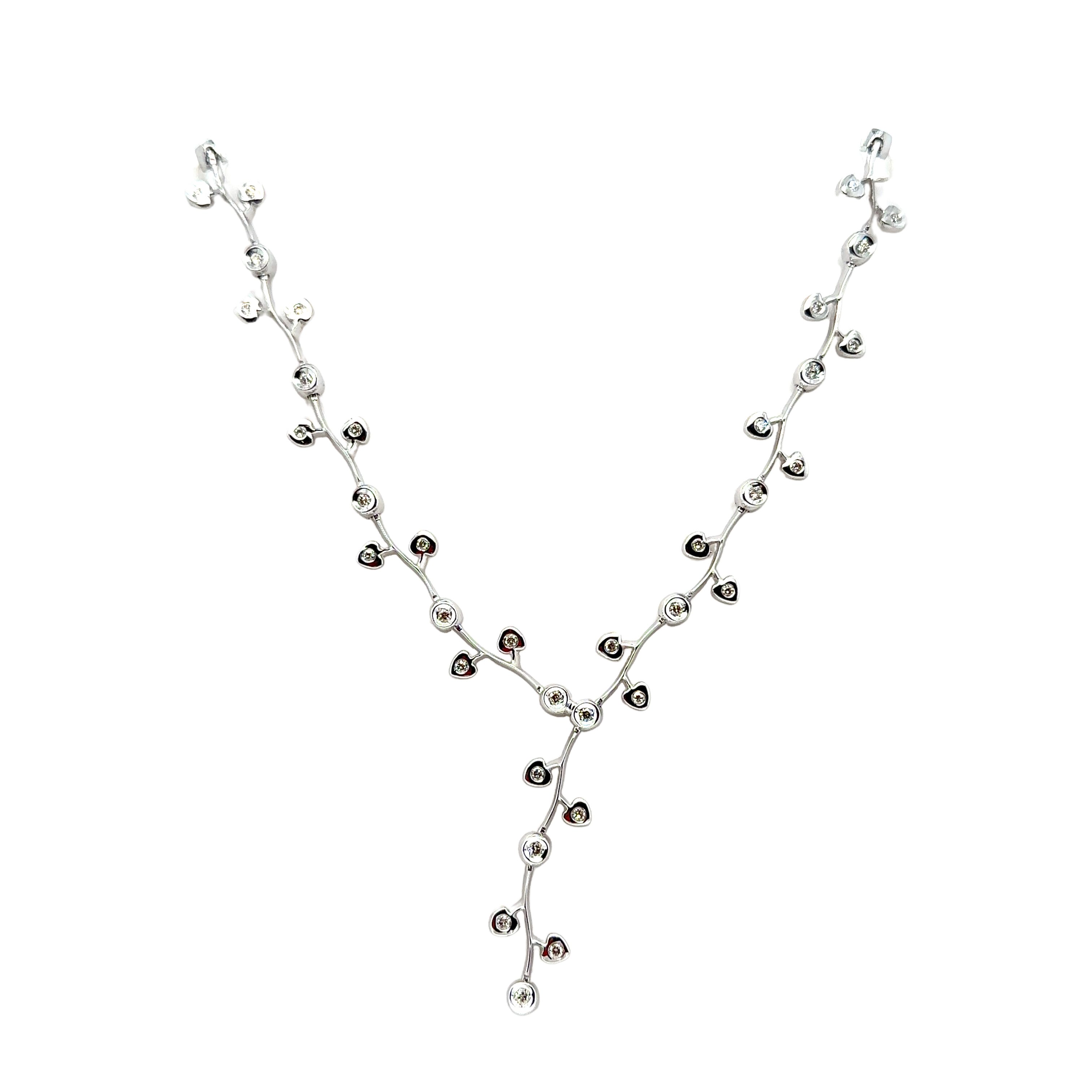 Necklace - White gold and Diamonds