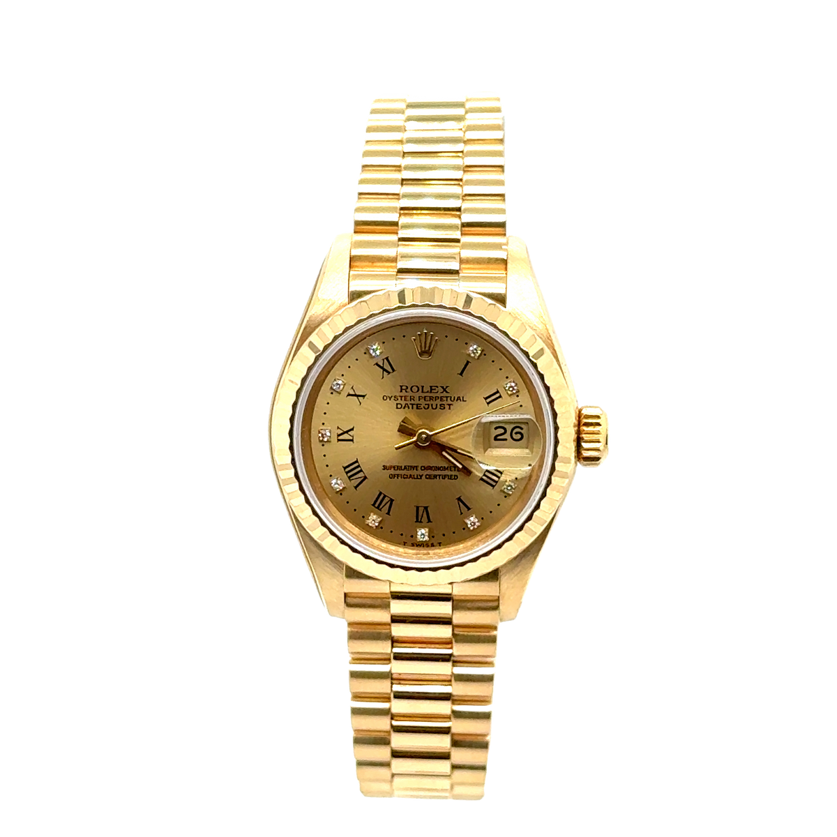 ROLEX - Montre Femme DateJust - Diamants