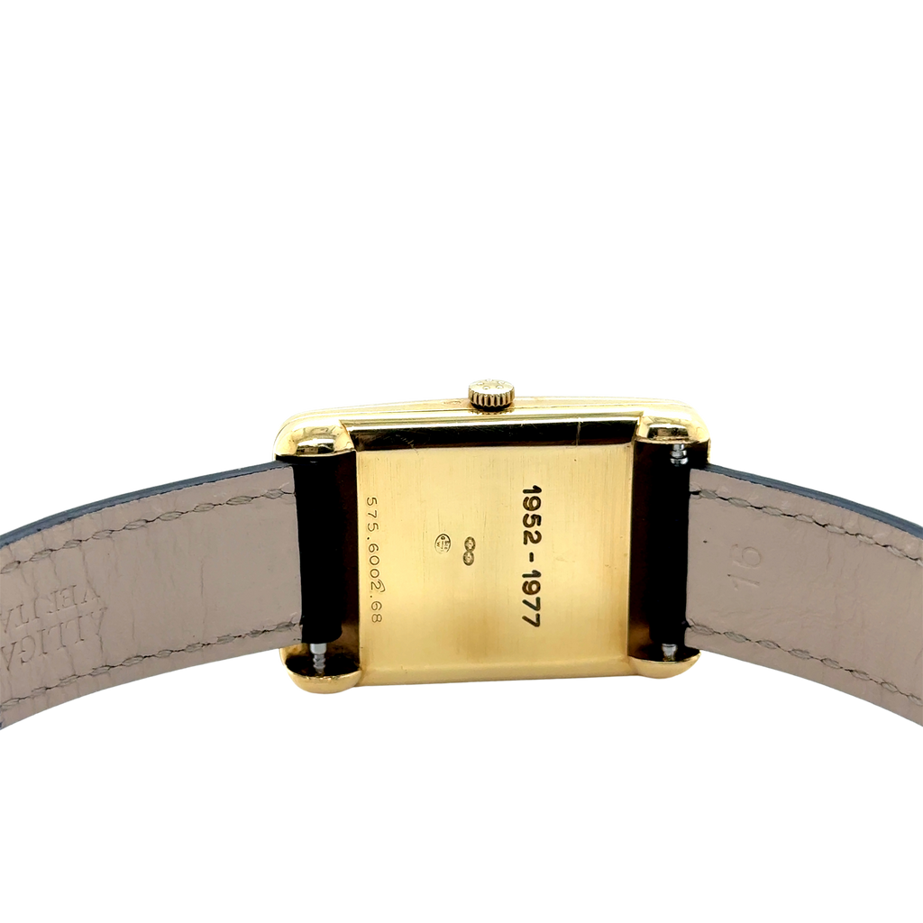 ETERNA MATIC - Montre rectangulaire - Or jaune