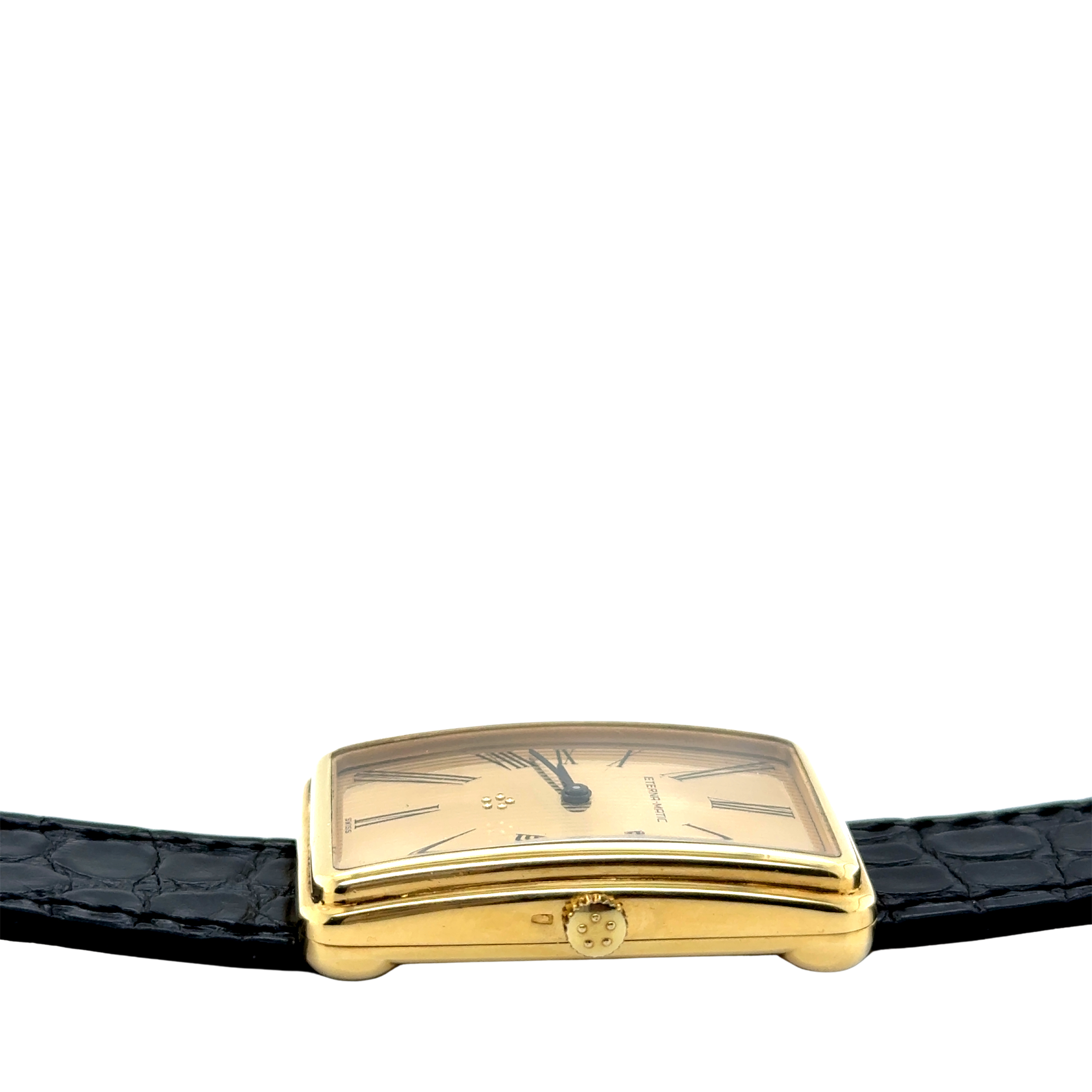 ETERNA MATIC - Montre rectangulaire - Or jaune