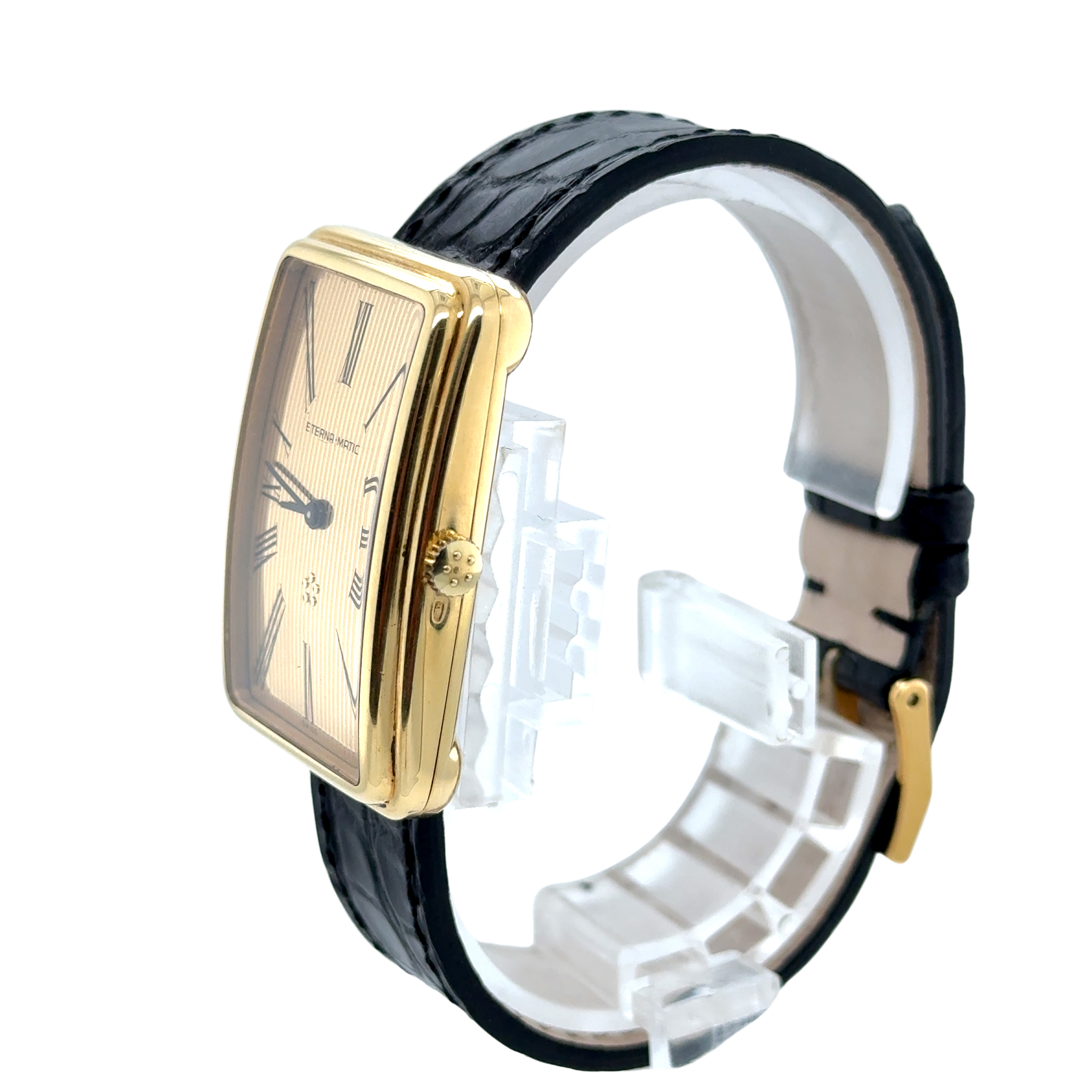 ETERNA MATIC - Montre rectangulaire - Or jaune