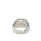 Chevalière Initiale « B » - Or Blanc